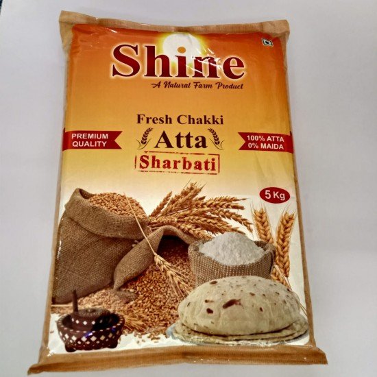 Natural Shine Sharbati Atta 5KG