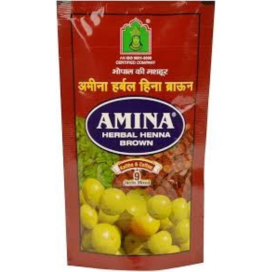 AMINA HERBAL HENNA KATTHA&COFFEE+9HERBS MIX 35G