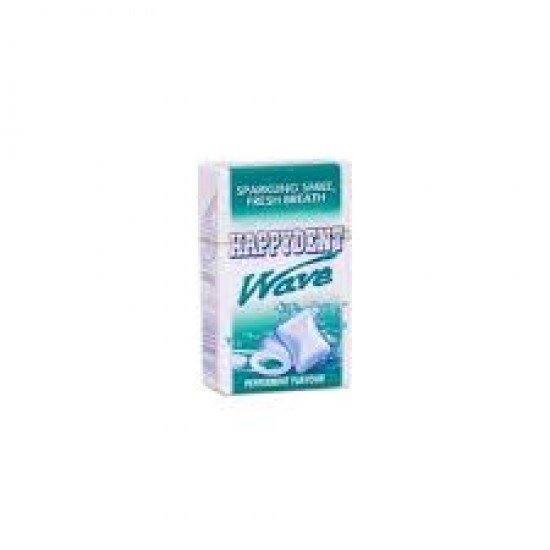 HAPPYDENT WAVE  PERMANENT FLAVOUR CHEWING GUM 14.7G