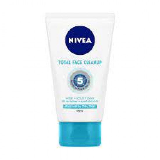 NIVEA TOTAL FACE CLEANUP  FACEWASH 50ML