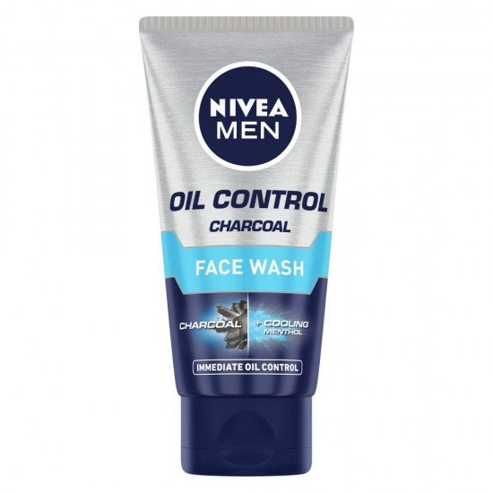 Nivea Men Oil Control Charcoal Cooling Menthol Face Wash 50G