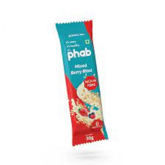 PHAB  MIXED BERRY BLAST  GRANOLA BAR 30G