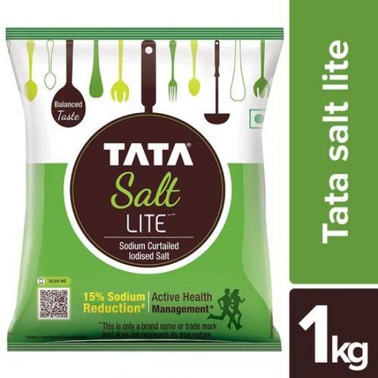 TATA SALT LITE SODIUM CURTAILED IODISED SALT 1KG