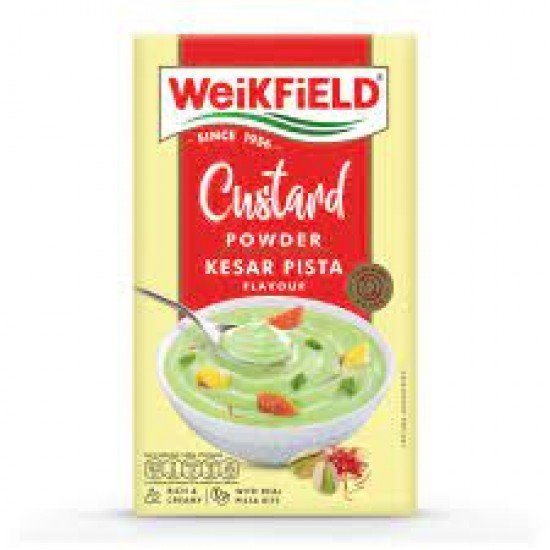 WEIKFIELD CUSTARD POWDER  KESAR PISTA 75G