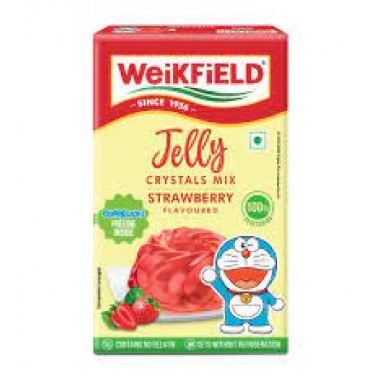 WEIKFIELD JELLY CRYSTELMIX STRAWBERRY 90G