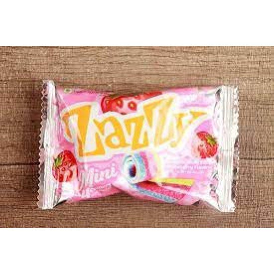 ZAZZY LICORICE CANDY ROLL STRAWBERRY 25G