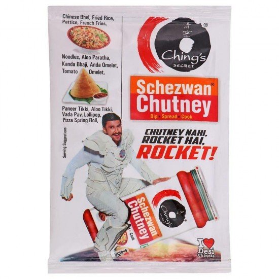 Chings Schezwan Chutney, 40G Pouch