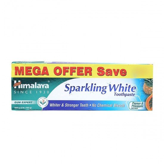 Himalaya Sparkling White Toothpaste 300G (2*150G)